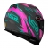 Capacete Ls2 Fechado  Classic Draze -  Cinza / Verde / Rosa