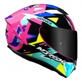 Capacete Norisk Fechado  Supra Denver - Rosa