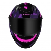 Capacete Ls2 Fechado Classic Ff358 Tank - Roxo