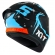 Capacete Kyt Fechado Tt Course Jaume Masia Winter Test - Preto / Azul
