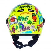 Capacete Norisk Aberto Orion Free -Amarelo