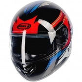 Capacete Peels Fechado  Spike Motion - Preto / Azul / Vermelho