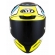 Capacete  Kyt Fechado Tt Course 98 Bomb Replica - Branco / amarelo