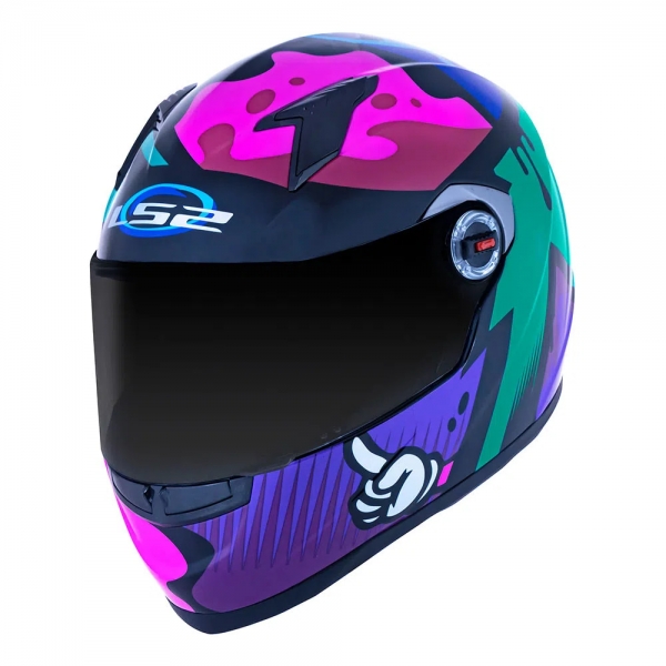Capacete Ls2 Fechado Classic Ff358 Masterpiece -  Azul