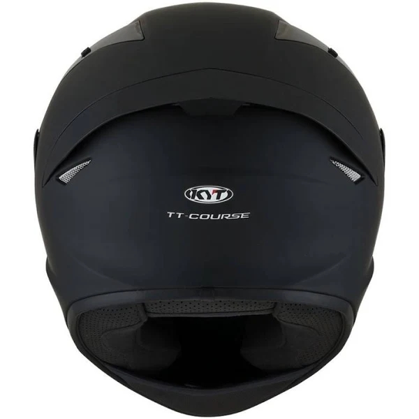 Capacete  Kyt Fechado Tt Course Plain Matt Black - Preto Fosco