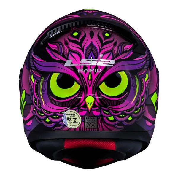 Capacete Ls2 Fechado FF353 Rapid Athena - Roxo