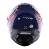 Capacete Ls2 Fechado Ff320 Stream Ixel – Laranja / Azul