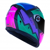 Capacete Ls2 Fechado Classic Ff358 Masterpiece -  Azul