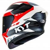 Capacete  Kyt Fechado Tt Course Gear - Preto  /  Vermelho