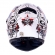 Capacete Ls2 Fechado  Classic Crazy Clown - Branco