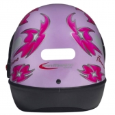 Capacete Taurus Fechado  San Marino Femme - Lilás / Rosa