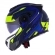 Capacete Norisk Articulado  Route Ff345 Speedmax – Azul Fosco/ Amarelo