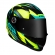 Capacete Ls2 Fechado  Classic Draze -  Preto / Amarelo / Verde