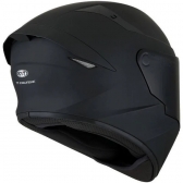 Capacete  Kyt Fechado Tt Course Plain Matt Black - Preto Fosco