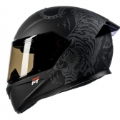 Capacete Bieffe Fechado  B12 Ft Felipe Titto – Preto Fosco