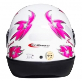 Capacete Taurus Fechado Fórmula 1r Femme -Branco