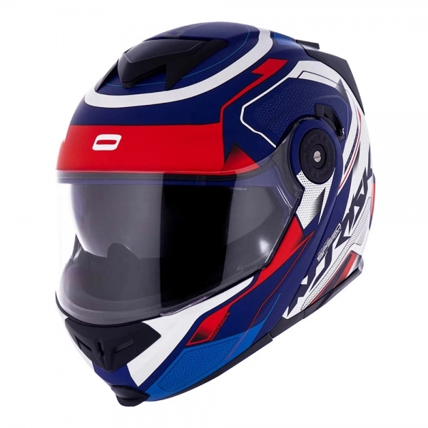 Capacete Norisk Articulado  Route Ff345 Speedmax – Azul Fosco/Branco