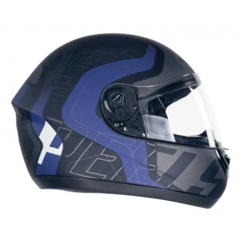 Capacete Peels Fechado  Spike New Ghost -  Preto / Azul