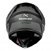 Capacete Norisk Articulado Com Óculos Solar Interno Motion Defender - Preto Fosco / Cinza Titanium