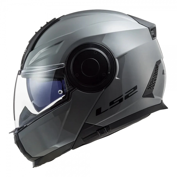 Capacete Ls2 Articulado Com Óculos Solar Interno Scope Monocolor - Nardo Grey