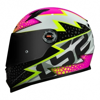 Capacete Ls2 Fechado Classic Ff358 Speedy - Rosa