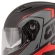 Capacete Givi Fechado Com Óculos Solar Interno 50.5 Lightning  - Preto/Cinza/Vermelho