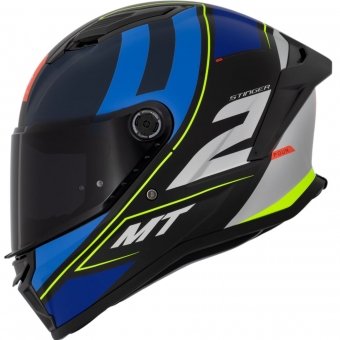 Capacete Mt Fechado Capacete Mt Stinger 2 Poun B6 - Azul Fosco