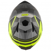Capacete Givi Fechado Com Óculos Solar Interno - 50.5 Camo - Preto/Amarelo