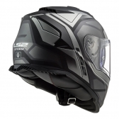 Capacete Ls2 Fechado Com Óculos Solar Interno Ff800 Storm Faster -  Preto / Grafite / Cinza