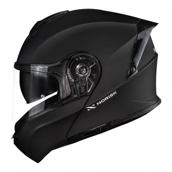 Capacete Norisk Articulado Com Óculos Solar Interno Motion  -  Preto Fosco