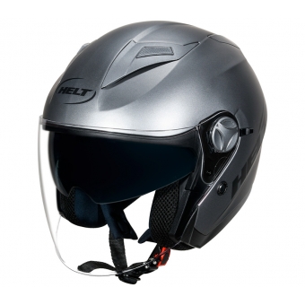 Capacete Helt  Aberto Com Óculos Solar Interno Citylight  - Titanium