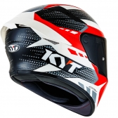 Capacete  Kyt Fechado Tt Course Gear - Preto  /  Vermelho