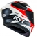 Capacete  Kyt Fechado Tt Course Gear - Preto  /  Vermelho
