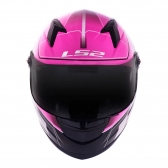 Capacete Ls2 Fechado Classic Ff358 Ultra - Rosa
