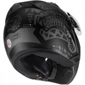 Capacete Peels Aberto Com óculos Solar Interno Mirage Nazka - Preto Fosco / Grafite