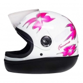 Capacete Taurus Fechado Fórmula 1r Femme -Branco