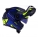 Capacete Norisk Articulado  Route Ff345 Speedmax – Azul Fosco/ Amarelo