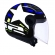 Capacete Ls2 Aberto  Airflow Starwar – Branco / Azul