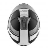 Capacete Articulado Givi X21 Globe Escamoteavel Robocop C/ Óculos - PRETO FOSCO/ CINZA/ PRATA