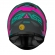 Capacete Ls2 Fechado  Classic Draze -  Cinza / Verde / Rosa