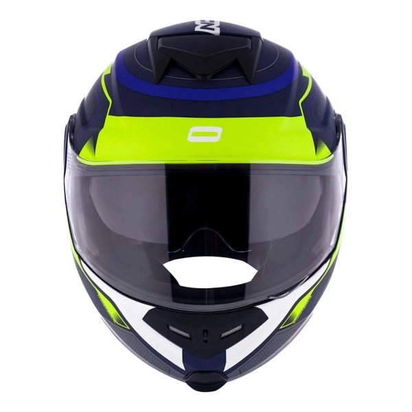 Capacete Norisk Articulado  Route Ff345 Speedmax – Azul Fosco/ Amarelo