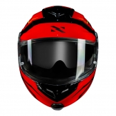 Capacete Norisk Articulado Com Óculos Solar Interno Route Ff345 Charge -  vermelho / Preto