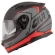 Capacete Givi Fechado Com Óculos Solar Interno 50.5 Lightning  - Preto/Cinza/Vermelho