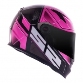 Capacete Ls2 Fechado Classic Ff358 Ultra - Rosa