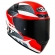 Capacete  Kyt Fechado Tt Course Gear - Preto  /  Vermelho