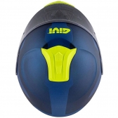 Capacete Givi Articulado Com Óculos Solar Interno X21 Spirit  - Azul Fosco/ Azul Claro/ Amarelo