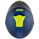 Capacete Givi Articulado Com Óculos Solar Interno X21 Spirit  - Azul Fosco/ Azul Claro/ Amarelo