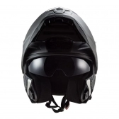 Capacete Ls2 Articulado Com Óculos Solar Interno Scope Monocolor - Cinza Fosco Titanium