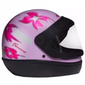 Capacete Taurus Fechado  San Marino Femme - Lilás / Rosa