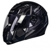 Capacete Peels Articulado Com Óculos Solar Interno Urban U-Rb2 Dynamic - Preto Fosco / Grafite